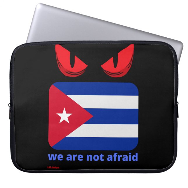 laptop sleeve ’CUBA’ (Framsidan)