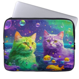 Laptop sleeve - Cute and Snyggt Cat