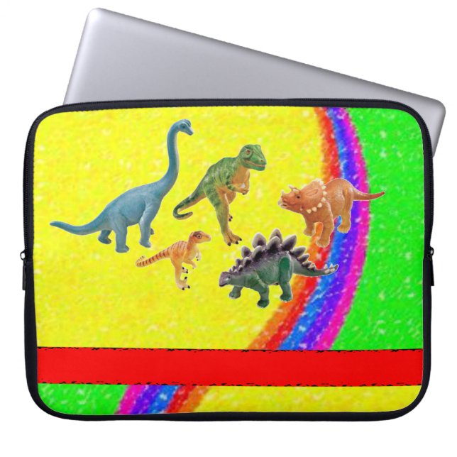 Laptop sleeve Dinosaur (Framsidan)