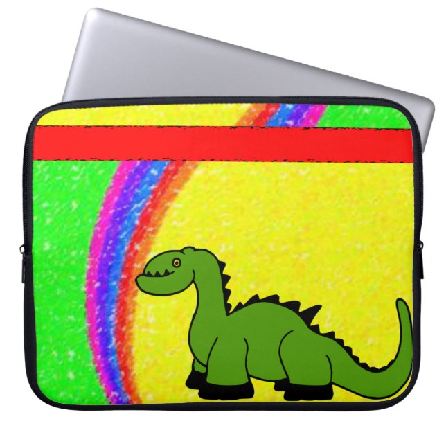 Laptop sleeve Dinosaur (Framsidan)