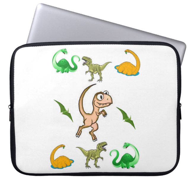 Laptop sleeve Dinosaur (Framsidan)