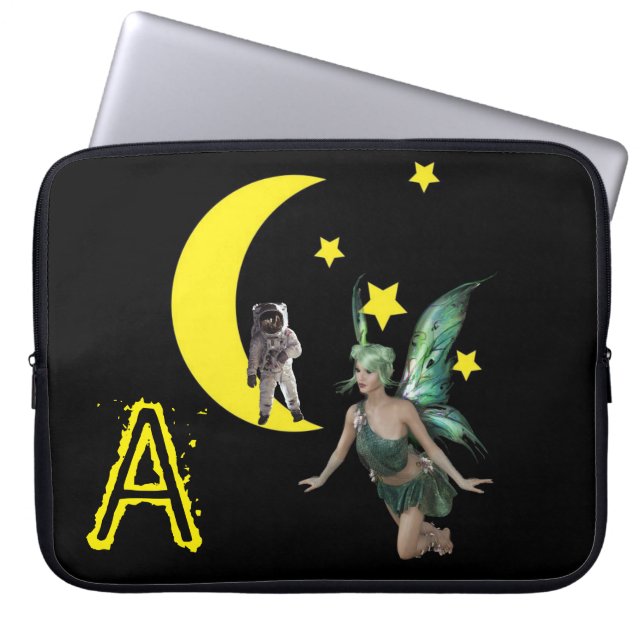 Laptop sleeve Fairy Astronaut (Framsidan)