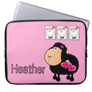 Laptop sleeve får Rosa Hearts