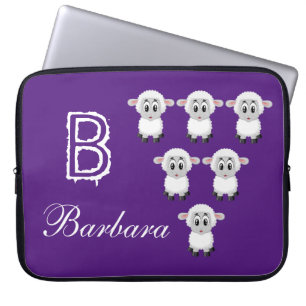 Laptop sleeve Fårens Lila