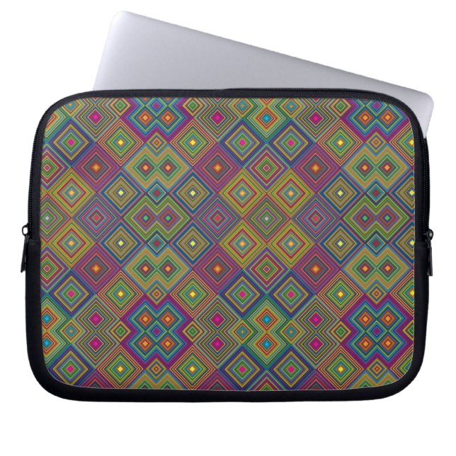 Laptop sleeve featuring a colorful (Framsidan)