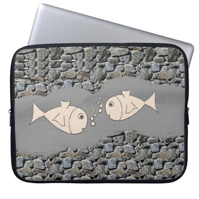 Laptop sleeve Fish (Framsidan)