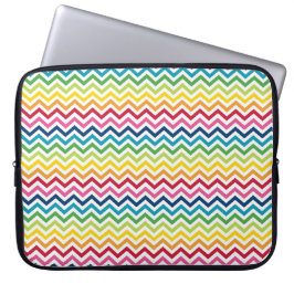 Laptop sleeve - flerfärgad Zigzag 3