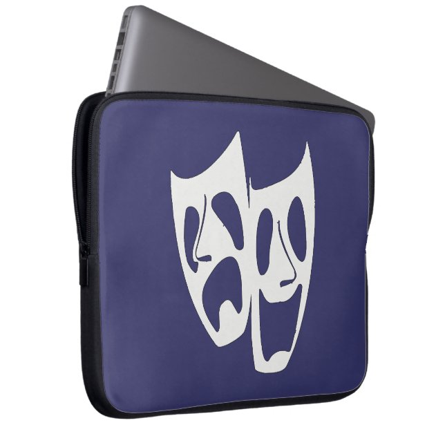 Laptop sleeve för älskare för komeditragediteater (Framsidan Höger)