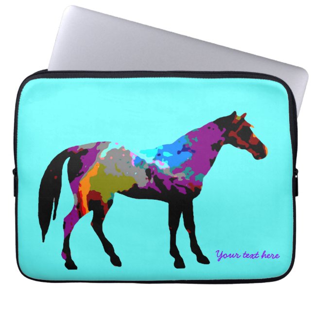 Laptop sleeve för Aquatävlinghäst (Framsidan)