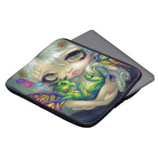 Laptop sleeve "för bedårande Dragonling dropp"