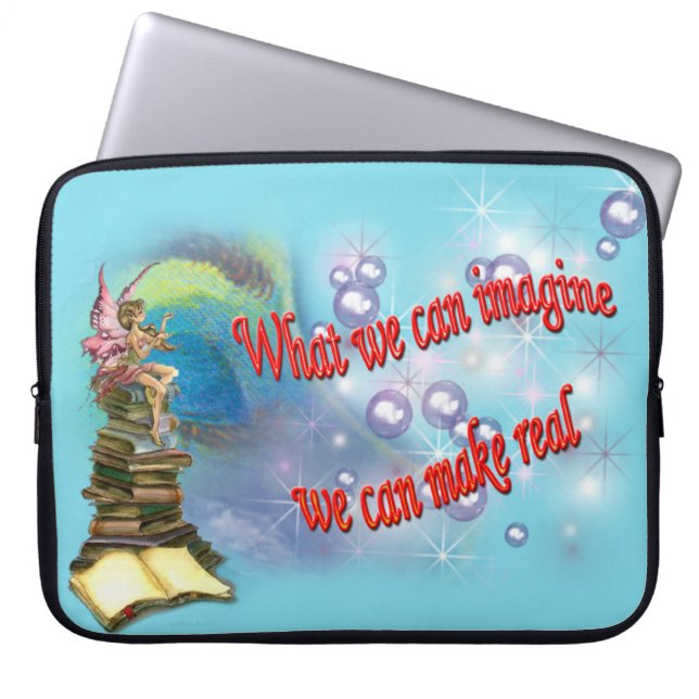 Laptop sleeve för den unge författaren (Framsidan)