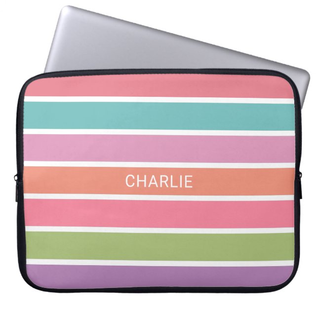 Laptop sleeve för eget Rand-namn (Framsidan)