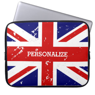 Laptop sleeve för flagga för jack för vintagelook