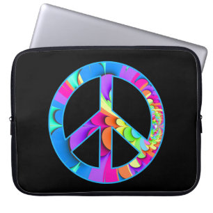 Laptop sleeve för fredsteckensommarpalett