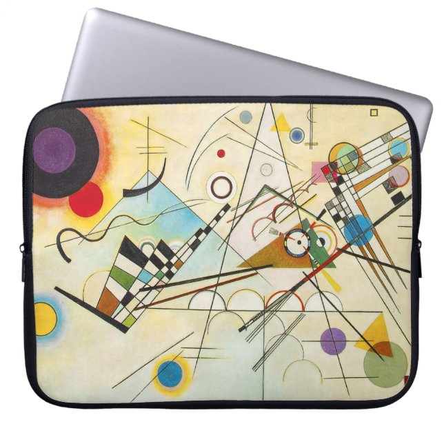 Laptop sleeve för Kandinsky sammansättning VIII (Framsidan)
