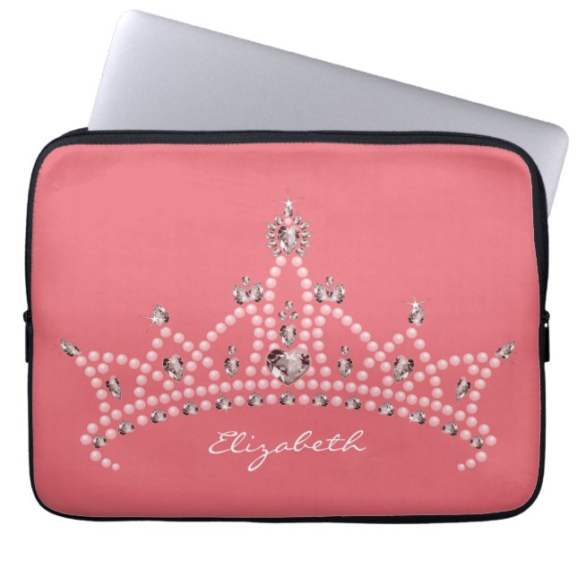 Laptop sleeve för Princess Tiara Kröna (steg), (Framsidan)