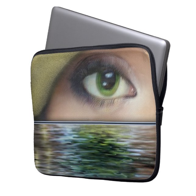 Laptop sleeve för skönhetaren. (Framsidan Vänster)