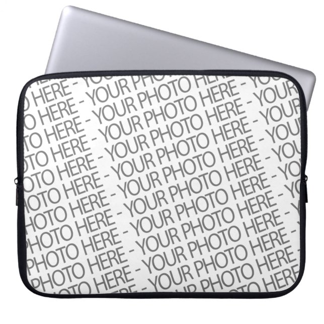 Laptop sleeve foto avbildar mallen (Framsidan)