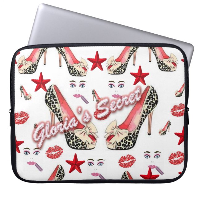 Laptop sleeve Glorias hemlighet (Framsidan)