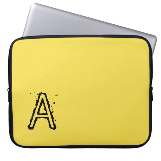 Laptop sleeve Gult (Framsidan)