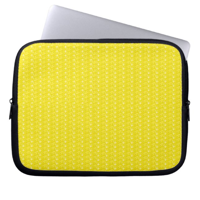 Laptop sleeve Gult Glitter (Framsidan)