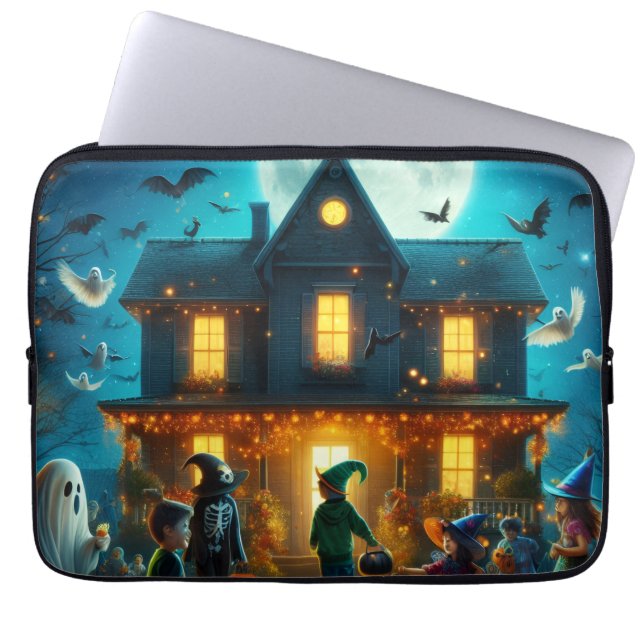 Laptop sleeve Halloween (Framsidan)