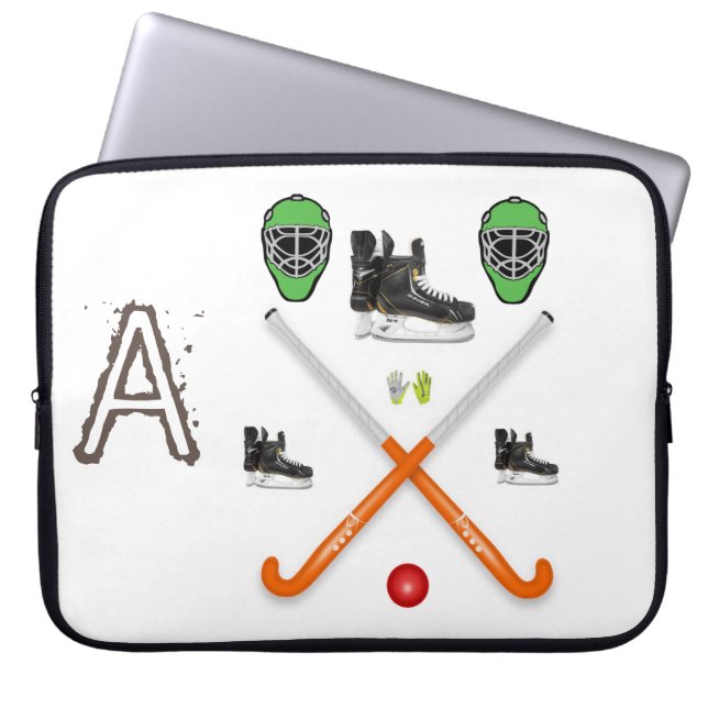 Laptop sleeve Hockey (Framsidan)