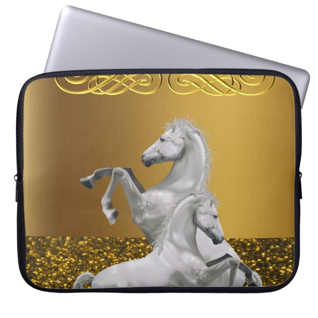 Laptop sleeve Horses (Framsidan)