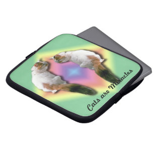 Laptop sleeve - Katter är Miracles