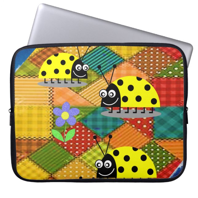 Laptop sleeve Ladybug (Framsidan)
