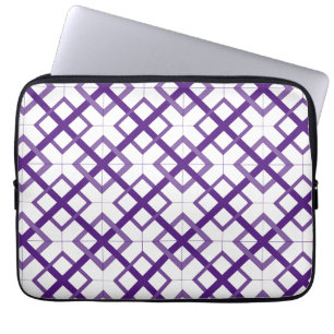 Laptop sleeve - Lattice Mönster Lila Standard