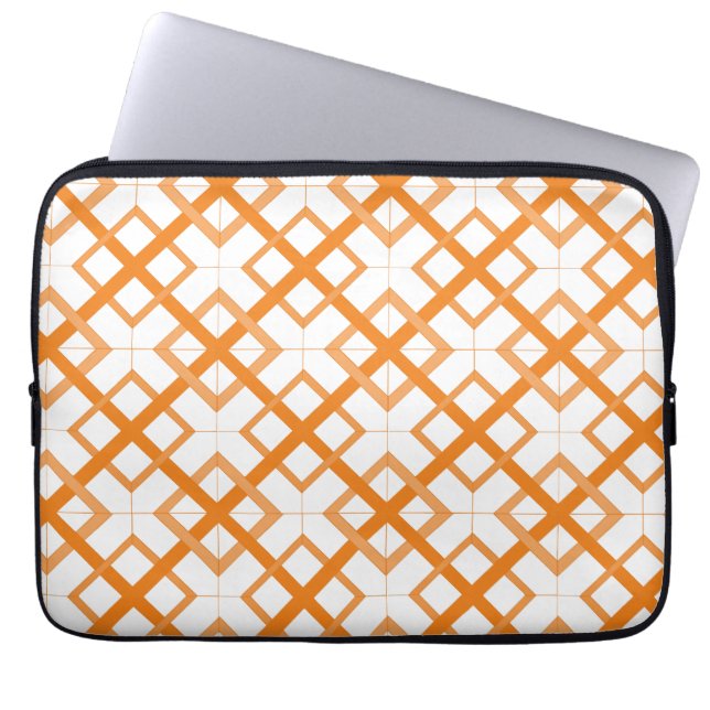 Laptop sleeve - Lattice Mönster Välj Färg (Framsidan)