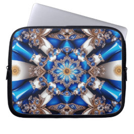 Laptop sleeve med argentinskt Färg-mönster