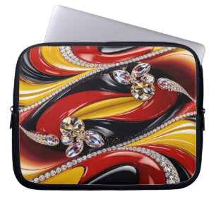 Laptop sleeve med belgiskt Färg Design