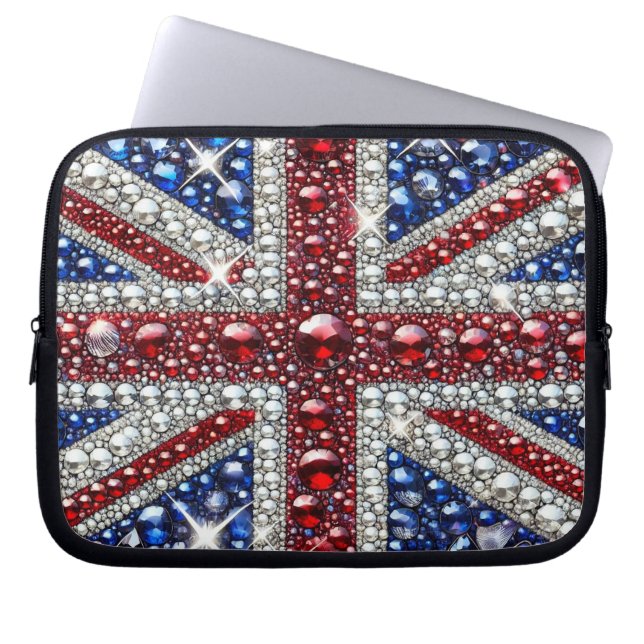 Laptop sleeve med British Färg Design (Framsidan)