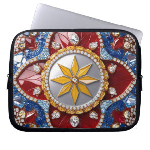 Laptop sleeve med colombiansk Färg-design