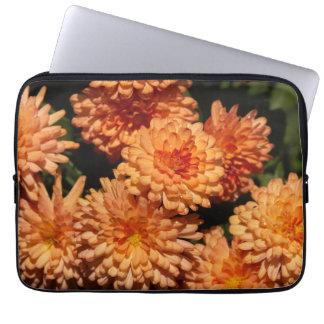 Laptop sleeve med färglöst Gula blommor