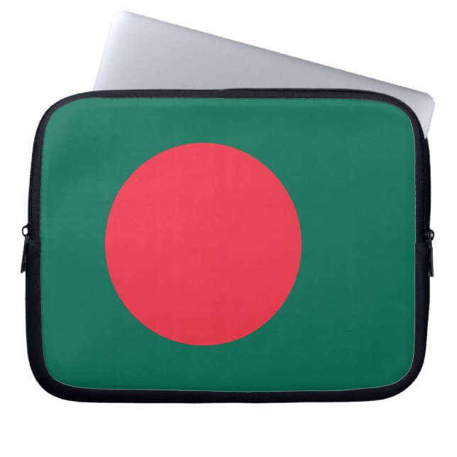 Laptop sleeve med flagga Bangladesh (Framsidan)