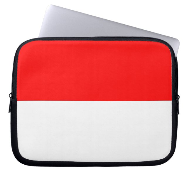 Laptop sleeve med flagga Indonesien (Framsidan)