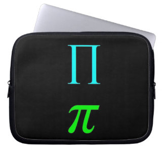 Laptop sleeve med forntida Pi-symboler