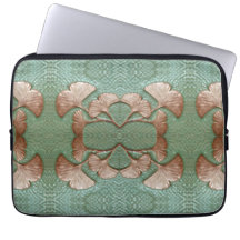 Laptop sleeve med Gingko Löv