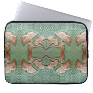 Laptop sleeve med Gingko Löv