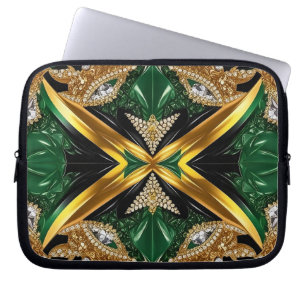 Laptop sleeve med Jamaican Färg Design