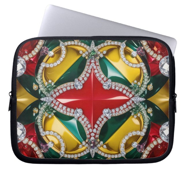 Laptop sleeve med Los Angeles Färg Design Design (Framsidan)