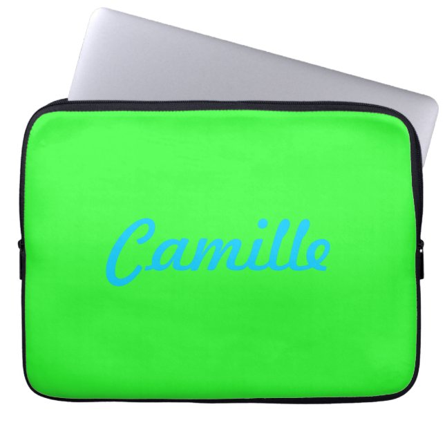 Laptop sleeve med namn (Framsidan)