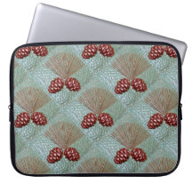 Laptop sleeve med Ponderosa pinecones