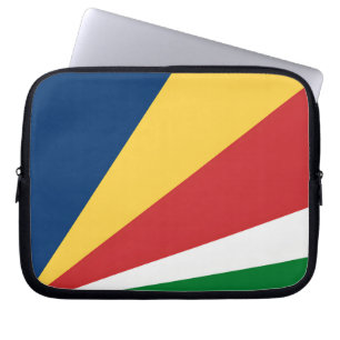 Laptop sleeve med Seychellernas Färg design
