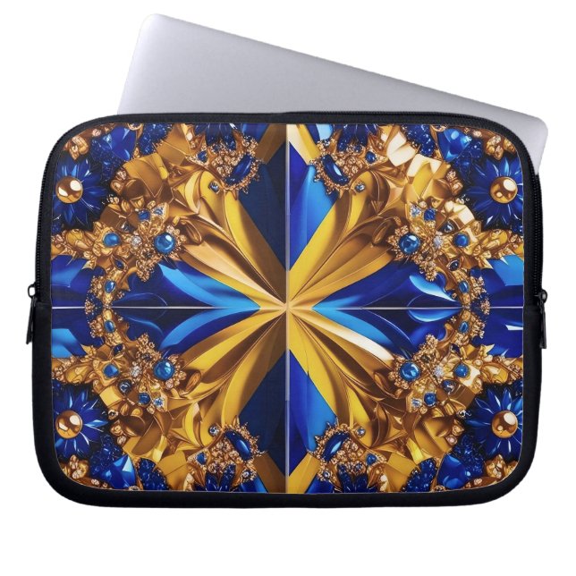 Laptop sleeve med Sverige Färg Design (Framsidan)