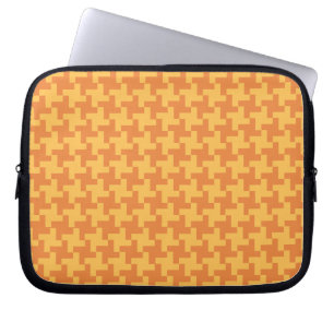 Laptop sleeve, Orange - Dogstooth-kontroll Sleeve