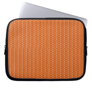 Laptop sleeve Orange Glitter